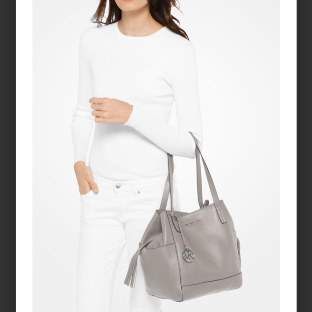 BNWT MICHAEL KORS grey Ashbury tote